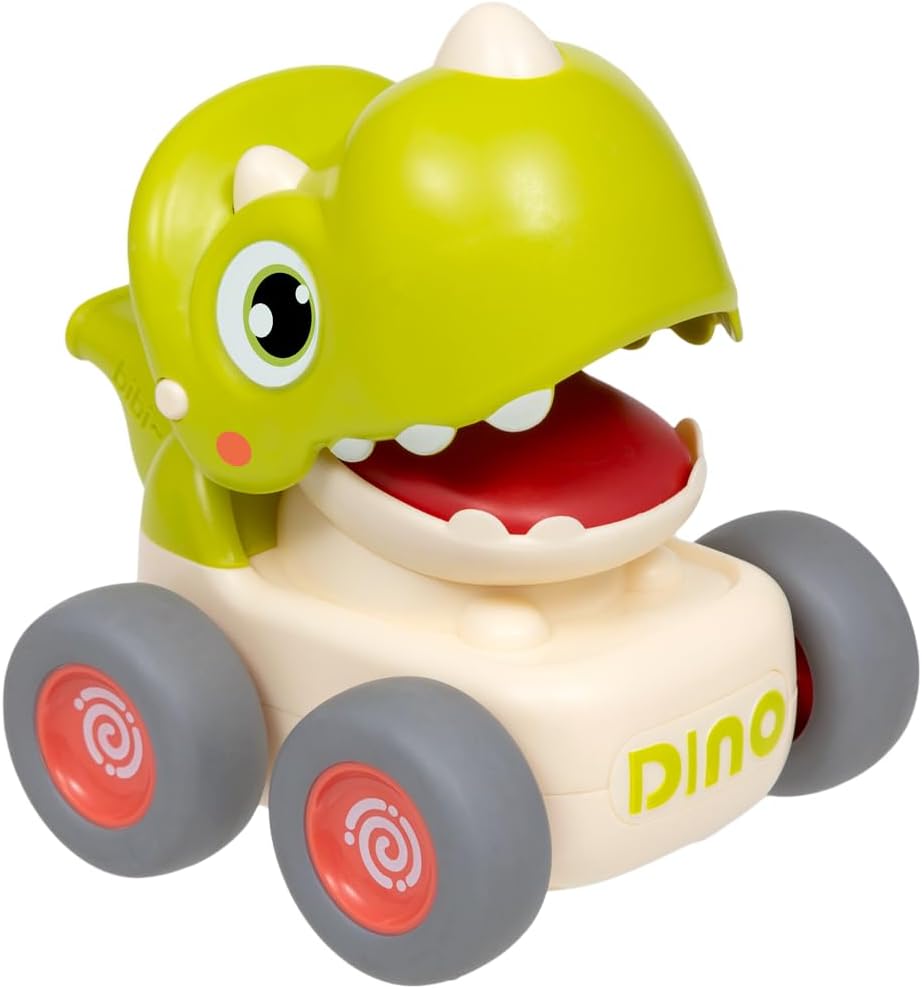 Carrinho Dino Com Fricção e Apito Verde Claro 17243 - Buba