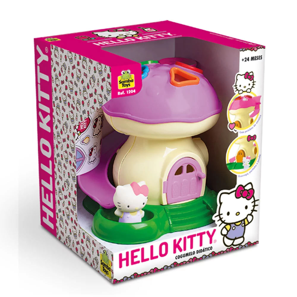 Cogumelo Didático Hello Kitty 1204 - Samba Toys