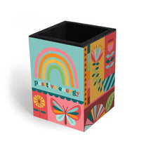 Porta Lápis Arco-Iris 7x7x10 cm 5169 - Fina Ideia