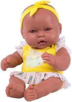 Boneca Neneka Sem Cabelo Negra 642 - Super Toys