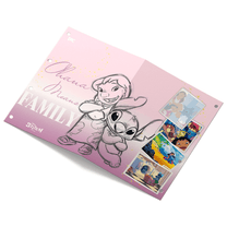 Fichário Universitário em PVC Cristal 192 Fls. Stitch 5201 - DAC