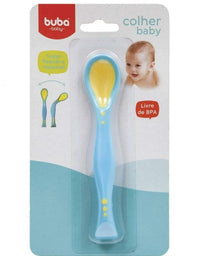 Colher Para O Bebê Flexível Azul 5248 Buba
