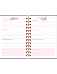 Caderno Diário de Gratidão Borboletas no Jardim 5362 - Fina Ideia
