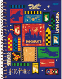 Caderno Espiral College Harry Potter 160 Folhas 69502 - Jandaia
