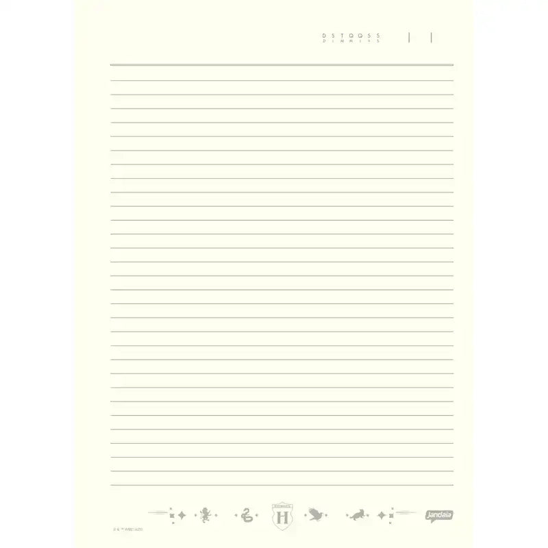 Caderno Espiral College Harry Potter 160 Folhas 69502 - Jandaia