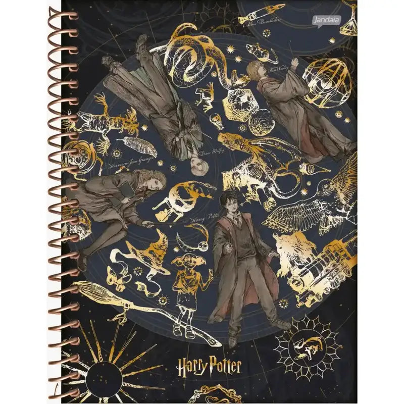 Caderno Espiral College Harry Potter 160 Folhas 69502 - Jandaia