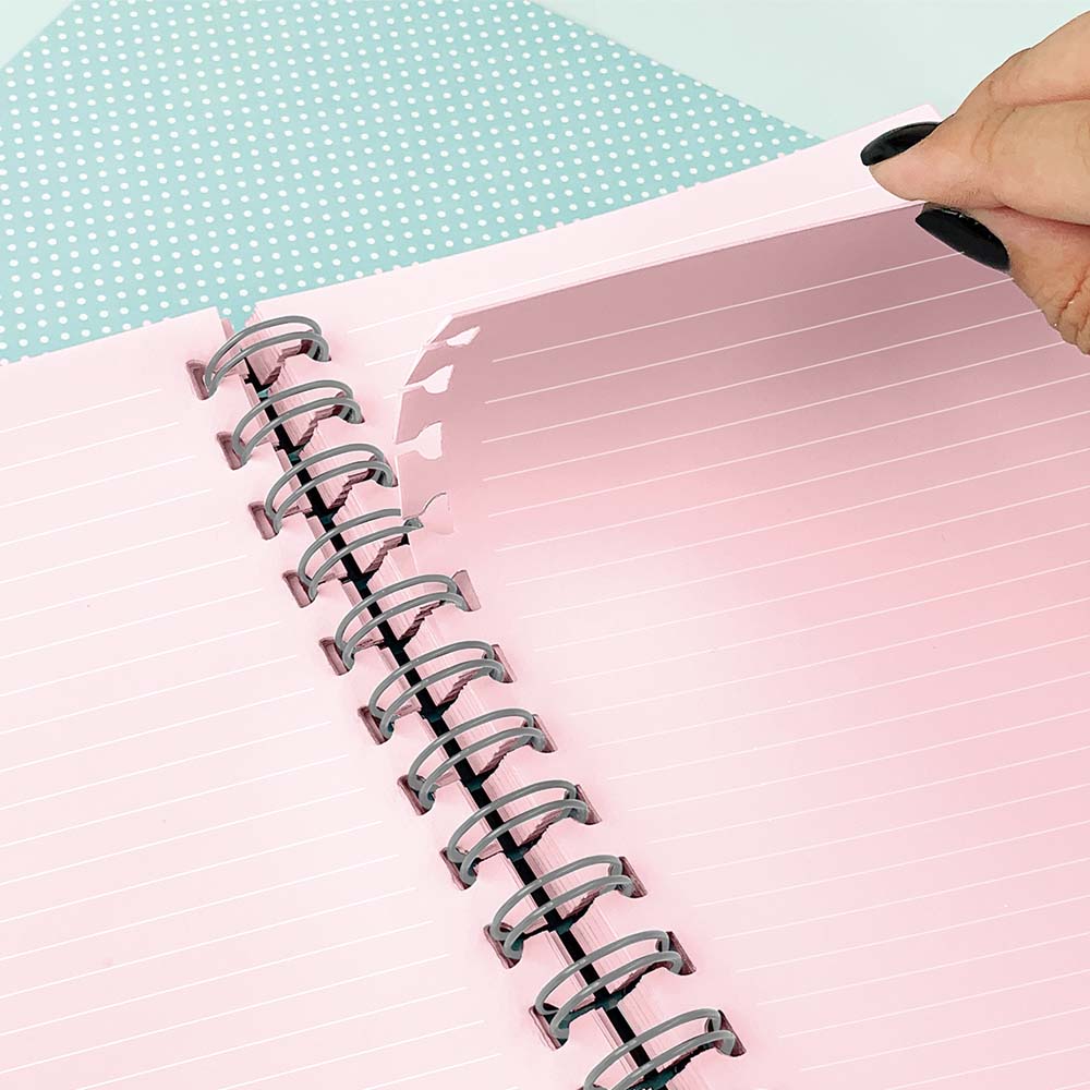Caderno Smart Colegial  80 Fls 90 g/m² Rebecca Bonbon 5543 - Dac