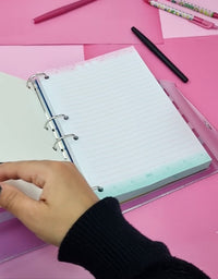 Caderno Argolado Colegial PVC Cristal 192Fls Rebecca Bonbon 5546 - DAC
