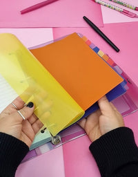 Caderno Argolado Colegial PVC Cristal 192Fls Rebecca Bonbon 5546 - DAC
