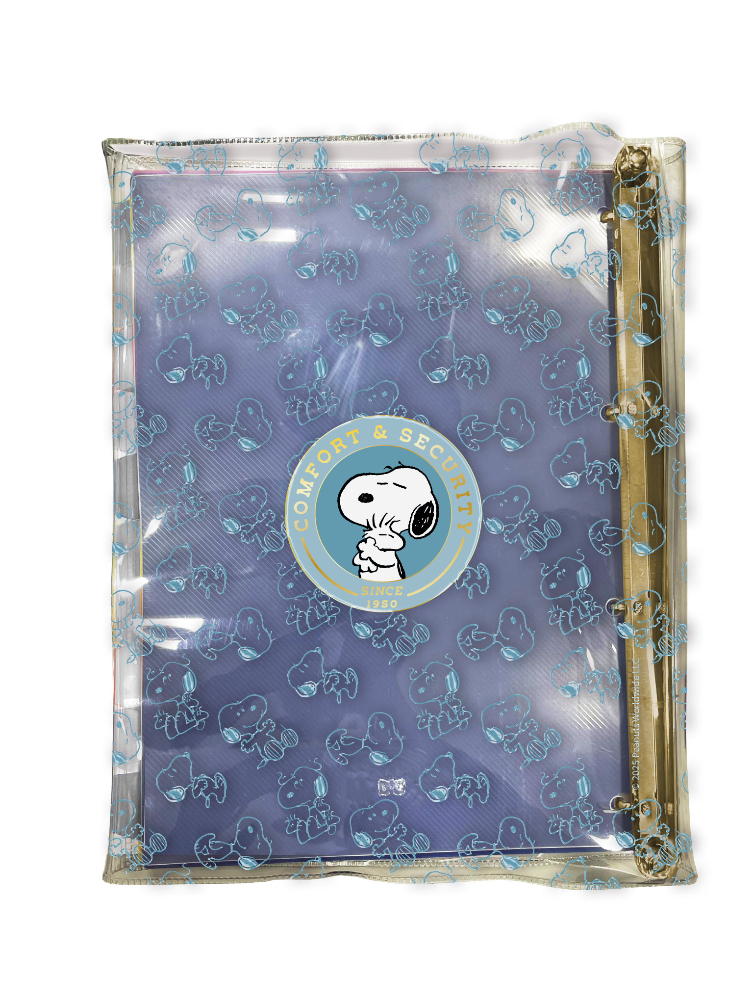 Caderno Argolado Universitário PVC Cristal 192Fls Snoopy 5554 - DAC
