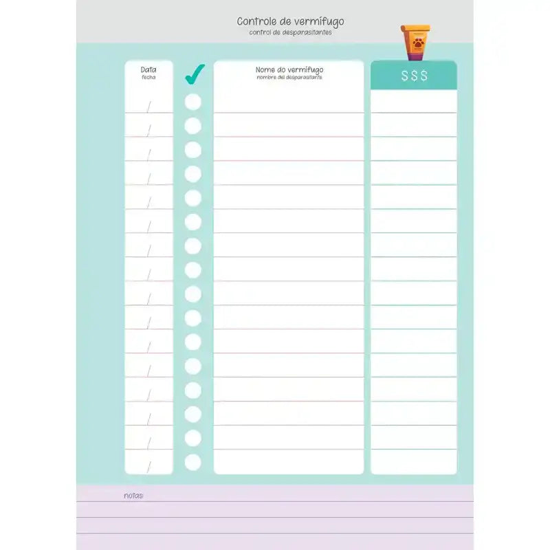 Agenda Planner 2025 Espiral 175x242 160 Pág. Pet Holic 74726 - Jandaia
