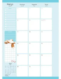 Agenda Planner 2025 Espiral 175x242 160 Pág. Pet Holic 74726 - Jandaia
