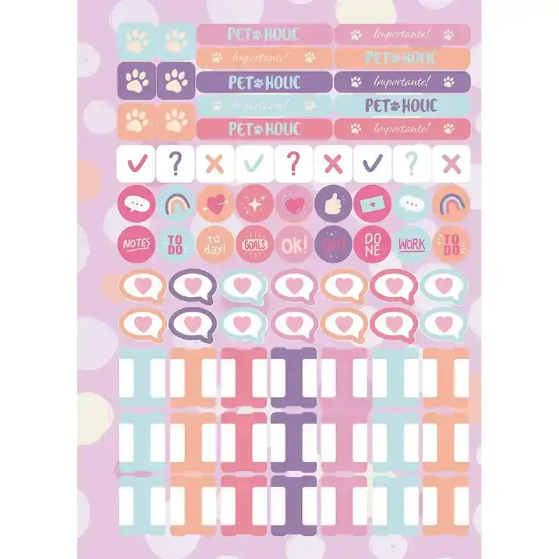 Agenda Planner 2025 Espiral 175x242 160 Pág. Pet Holic 74726 - Jandaia