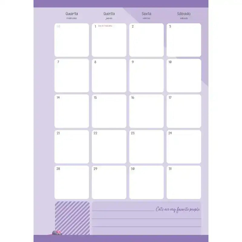 Agenda Planner 2025 Espiral 175x242 160 Pág. Pet Holic 74726 - Jandaia