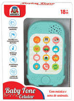 Brinquedo Musical Baby Fone Celular 600-7 - Braskit