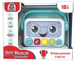 Brinquedo Bebê Musical Gravador  630-9 - Braskit