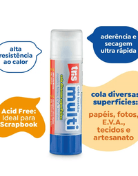 Cola Bastão Multi 25g 607528 - Tris
