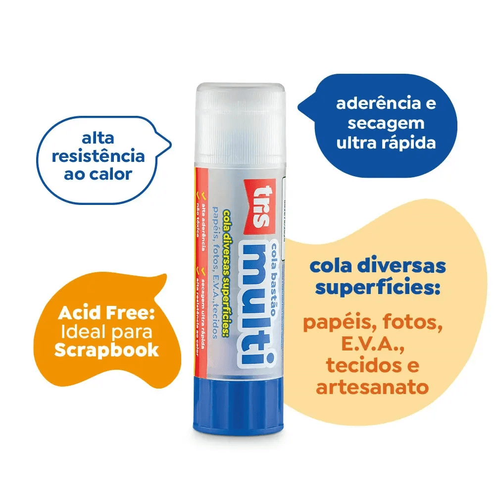 Cola Bastão Multi 25g 607528 - Tris