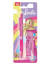 Lapiseira 0.7 mm e Borracha Formato Batom Barbie Rosa 609751 - Tris
