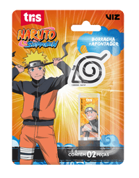 Apontador Mais  Borracha Naruto 609928 - Tris

