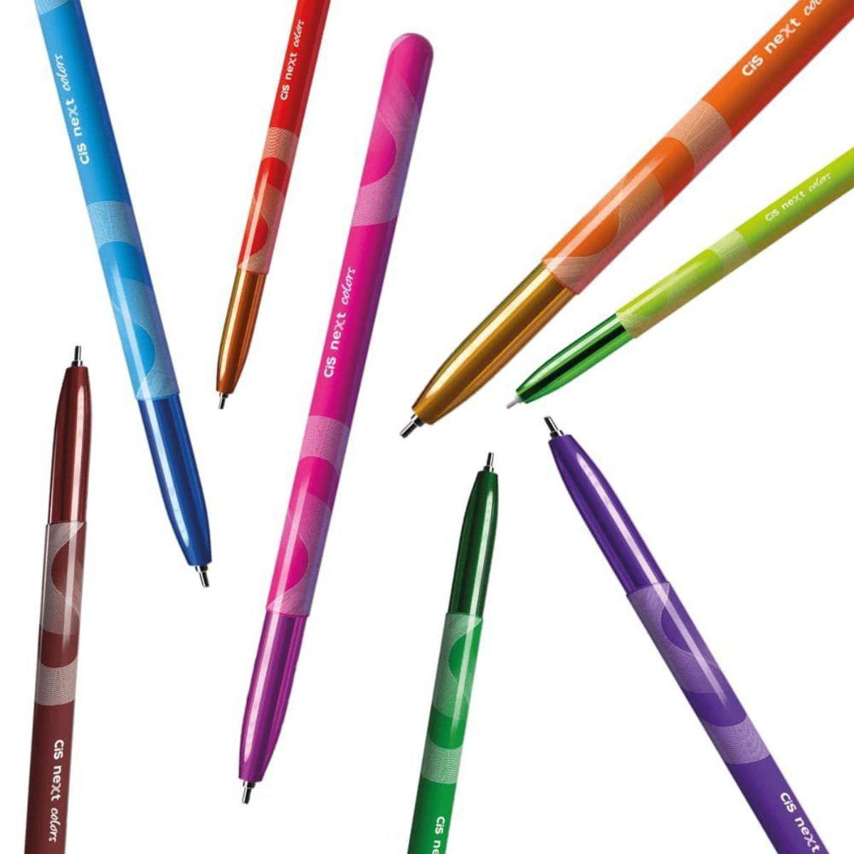 Caneta Esferográfica Next Colors 10 Cores 5.7694 - CIS