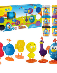 Kit Massinha Galinha Pintadinha e Família 616 - Super Toys
