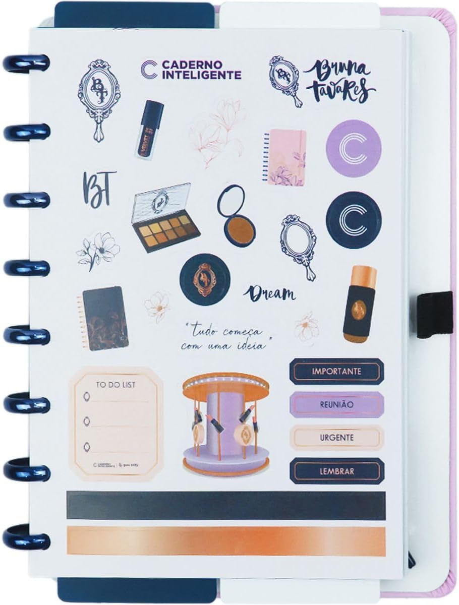 Caderno Inteligente A5 Bruna Tavares Dream 80 Fls. CIA52149 - Novitate