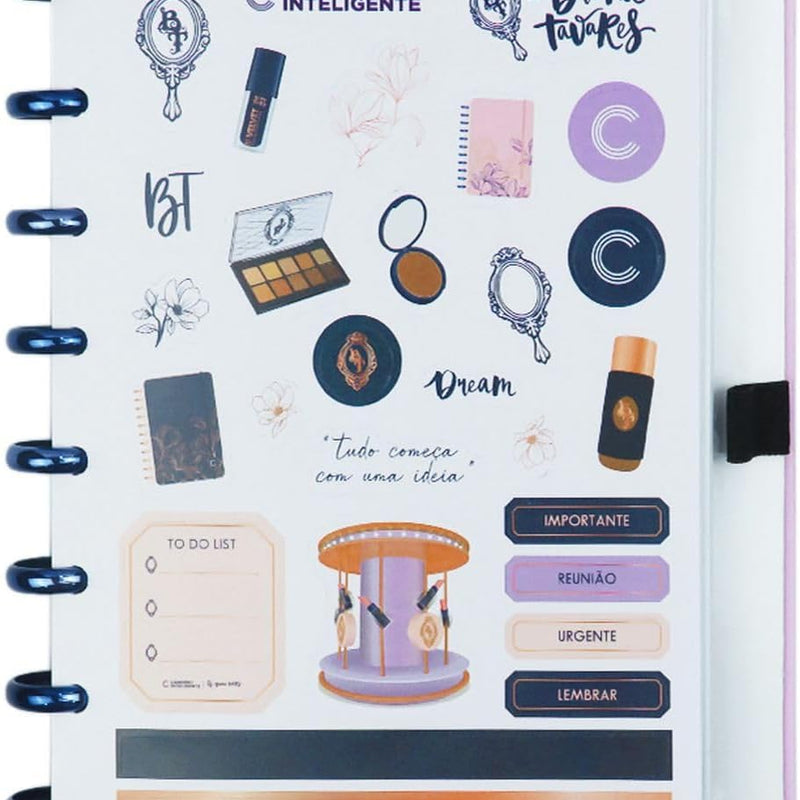 Caderno Inteligente A5 Bruna Tavares Dream 80 Fls. CIA52149 - Novitate