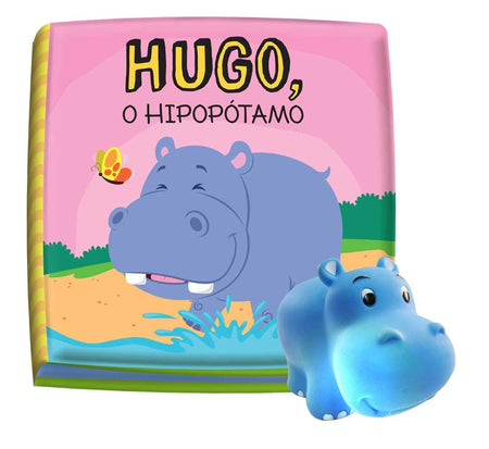Livrinho p/ Banho Ta Na Hora Do Banho Hugo O Hipopótamo 8644 - Vale Das letras