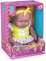 Boneca Neneka Sem Cabelo Negra 642 - Super Toys