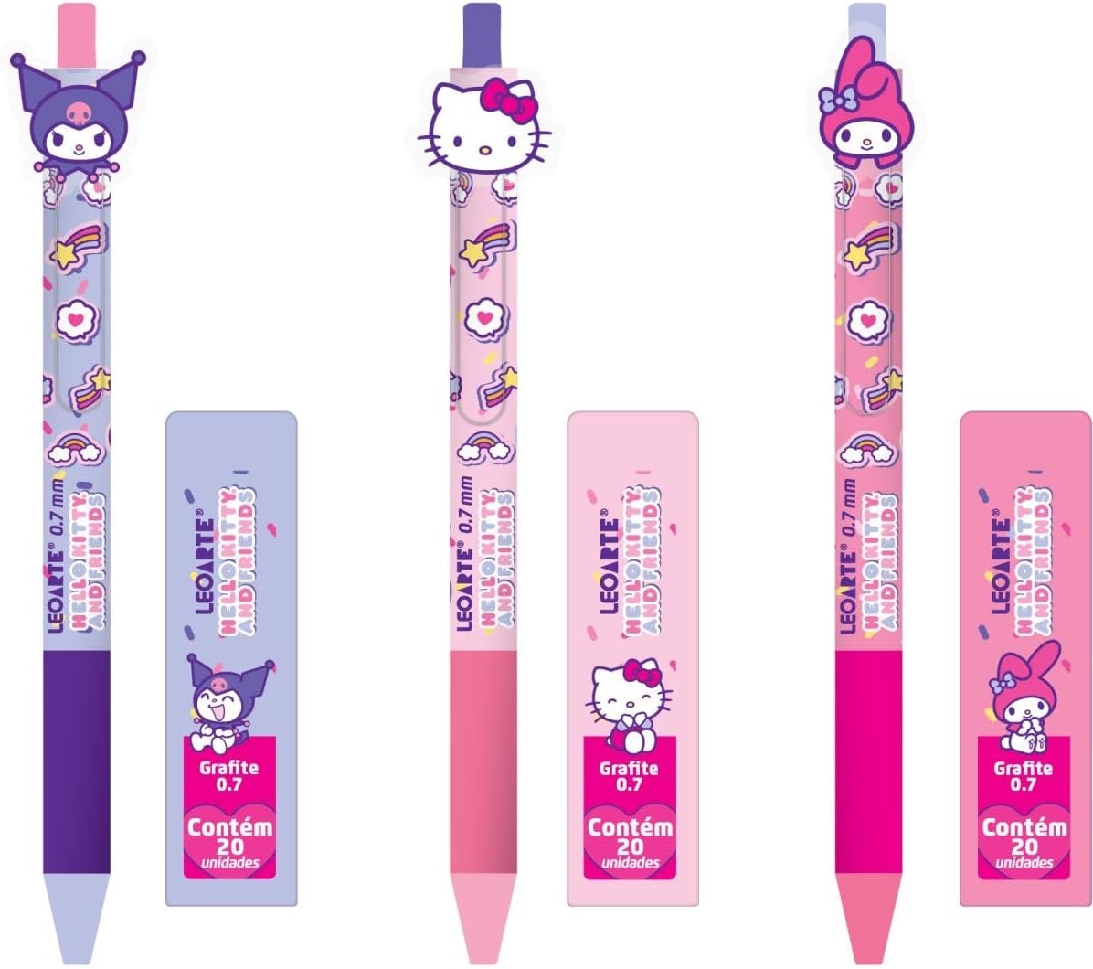 Lapiseira 0.7 Hello Kitty e Amigos Leoarte 10575 - Leonora