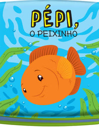 Livrinho p/ Banho Ta Na Hora Do Banho Pépi O Peixinho 8646 - Vale Das letras
