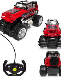 Carro Controle Remoto Jipe Champion Vermelho DMT5059 Dm Toys
