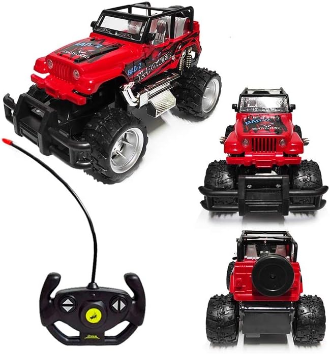 Carro Controle Remoto Jipe Champion Vermelho DMT5059 Dm Toys