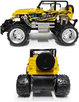 Carro Controle Remoto Jipe Champion Amarelo DMT5059 Dm Toys
