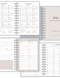 Agenda Diária M 2026 Borboletas no Jardim 11,8x16,8cm 6209 - Fina Ideia
