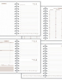 Agenda Diária M 2026 Borboletas no Jardim 11,8x16,8cm 6209 - Fina Ideia
