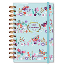 Agenda Diária M 2026 Borboletas no Jardim 11,8x16,8cm 6209 - Fina Ideia