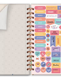 Planner Permanente M Cachorro na Janela  105 Fls.6370 - Fina Ideia
