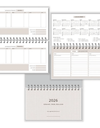 Agenda Mini Leve Amor 2026 64 Fls. 85 X 150mm 6468 - Fina Ideia
