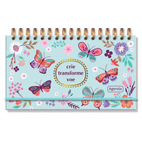 Agenda Mini Borboletas no Jardim 2026 64 Fls. 85X150mm 6471 - Fina Ideia