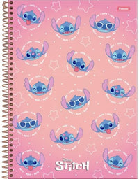 Caderno Univ. 10 Matérias 160 Folhas Stitch 6524 - Foroni
