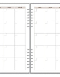 Planner Compacto Mensal Buquê 32 Folhas 145x205mm 6737 - Fina Ideia
