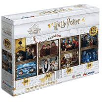 Quebra-Cabeça 4 Cenas de 100 Peças Harry Potter 400 peças 6797.6 - Xalingo