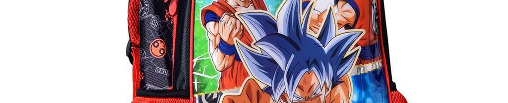 Kit Mochila Carrinho, Lancheira e Estojo Dragon Ball Super DB23109KT - Clio