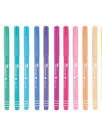 Caneta Hidrocor Mega Hidro Color 12 Cores Tons Pastel 688176 - Tris
