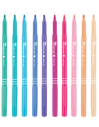 Caneta Hidrocor Mega Hidro Color 12 Cores Tons Pastel 688176 - Tris

