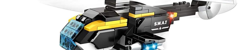 Blocos de Montar Operações Especiais Helicóptero 6820.9 - Xalingo