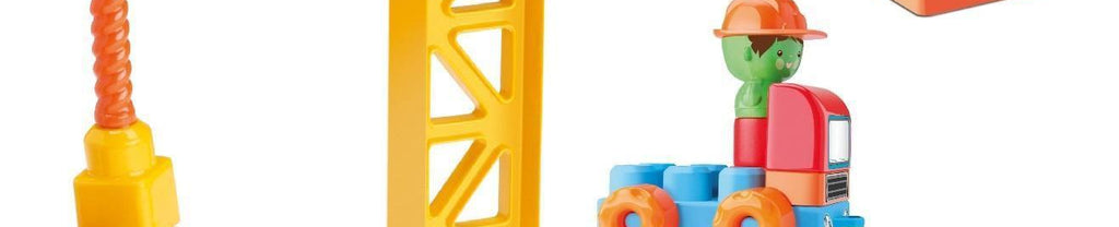 Blocos de Montar Tchuco Blocks Construção 55 Peças 0255 - Samba Toys