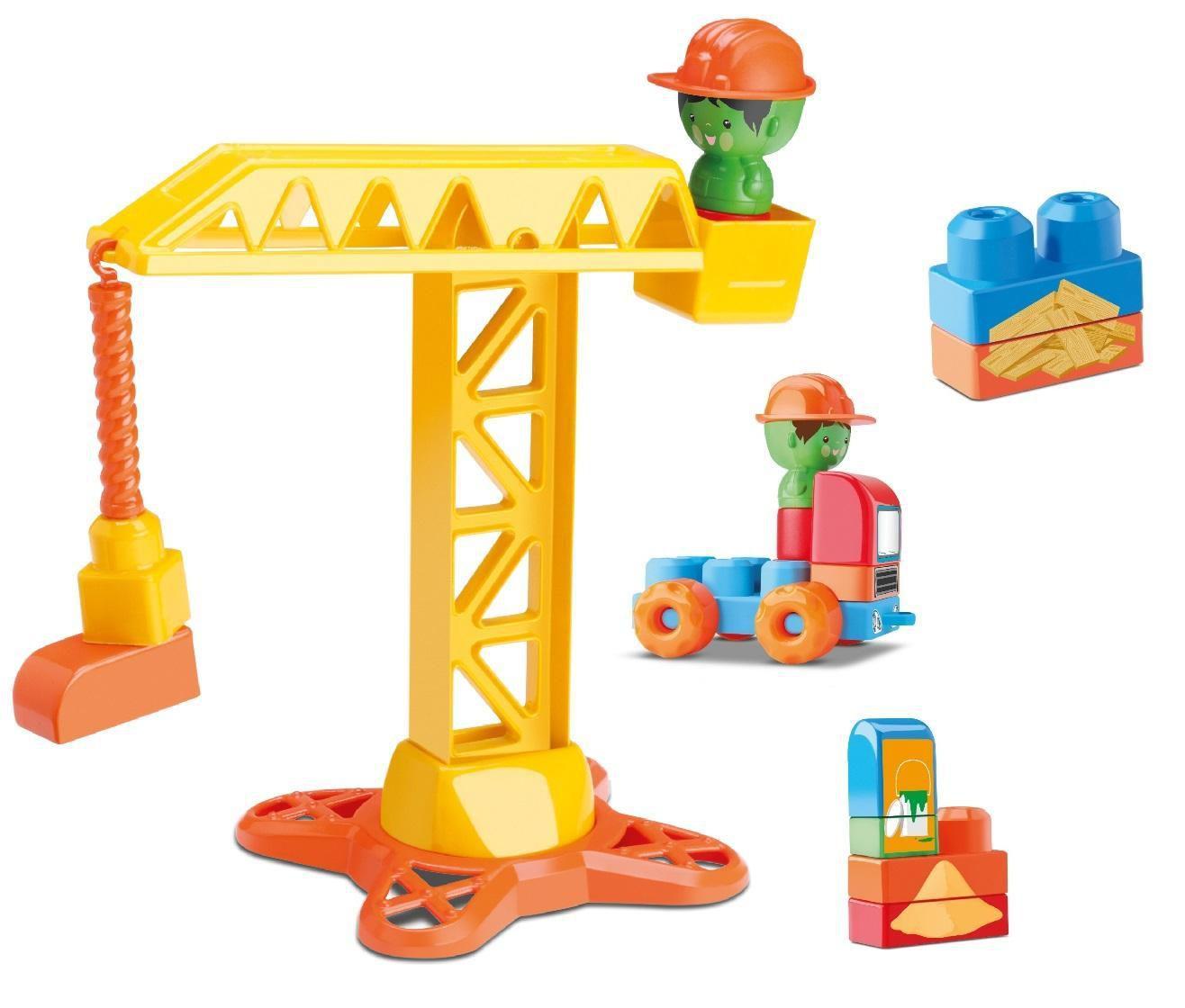 Blocos de Montar Tchuco Blocks Construção 55 Peças 0255 - Samba Toys